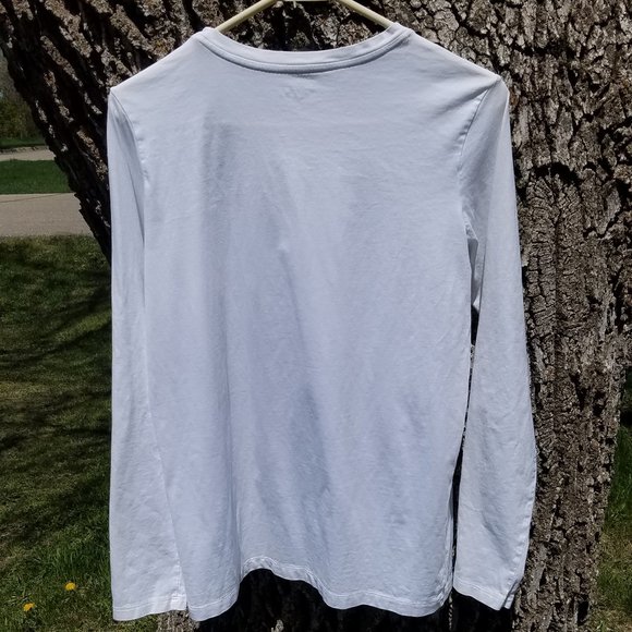 Lands’ End Relaxed Fit Supima Cotton Crewneck T-Shirt - Picture 3 of 7